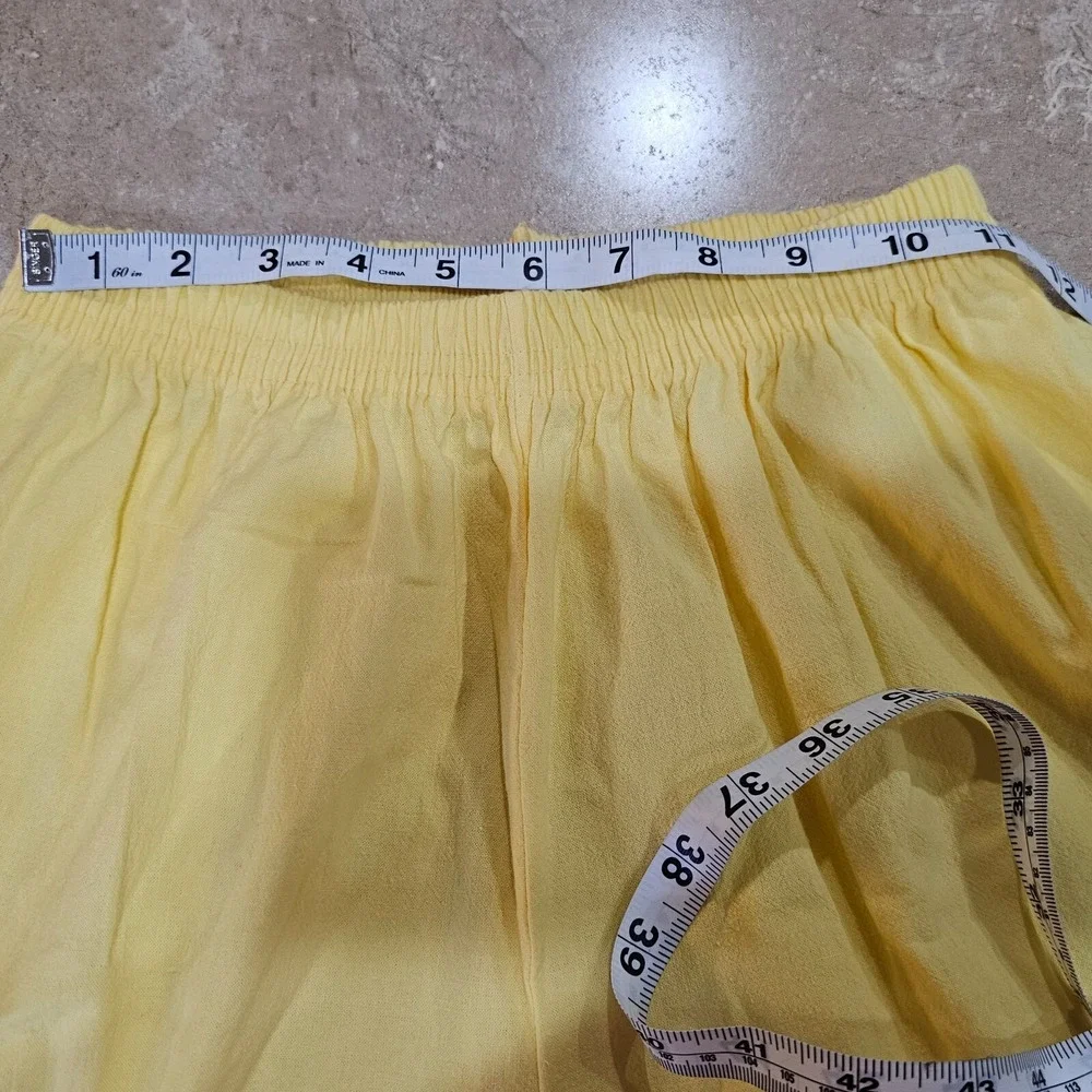 Vintage Women's SK Sport Yellow 2 Piece Set Top Pants Hot Air Balloons Size S - Picture 12 of 16